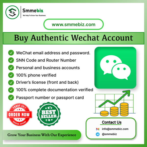 Buy Authentic Wechat Account