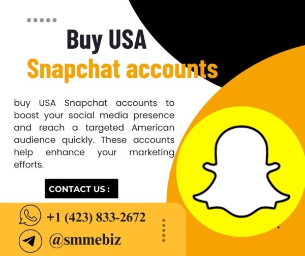 Buy USA Snapchat accounts